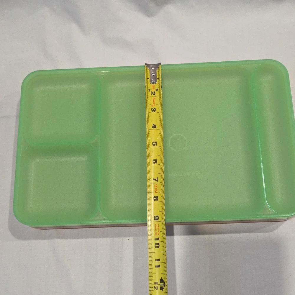 Tupperware Pastel Divided Trays Impressions Set of 4